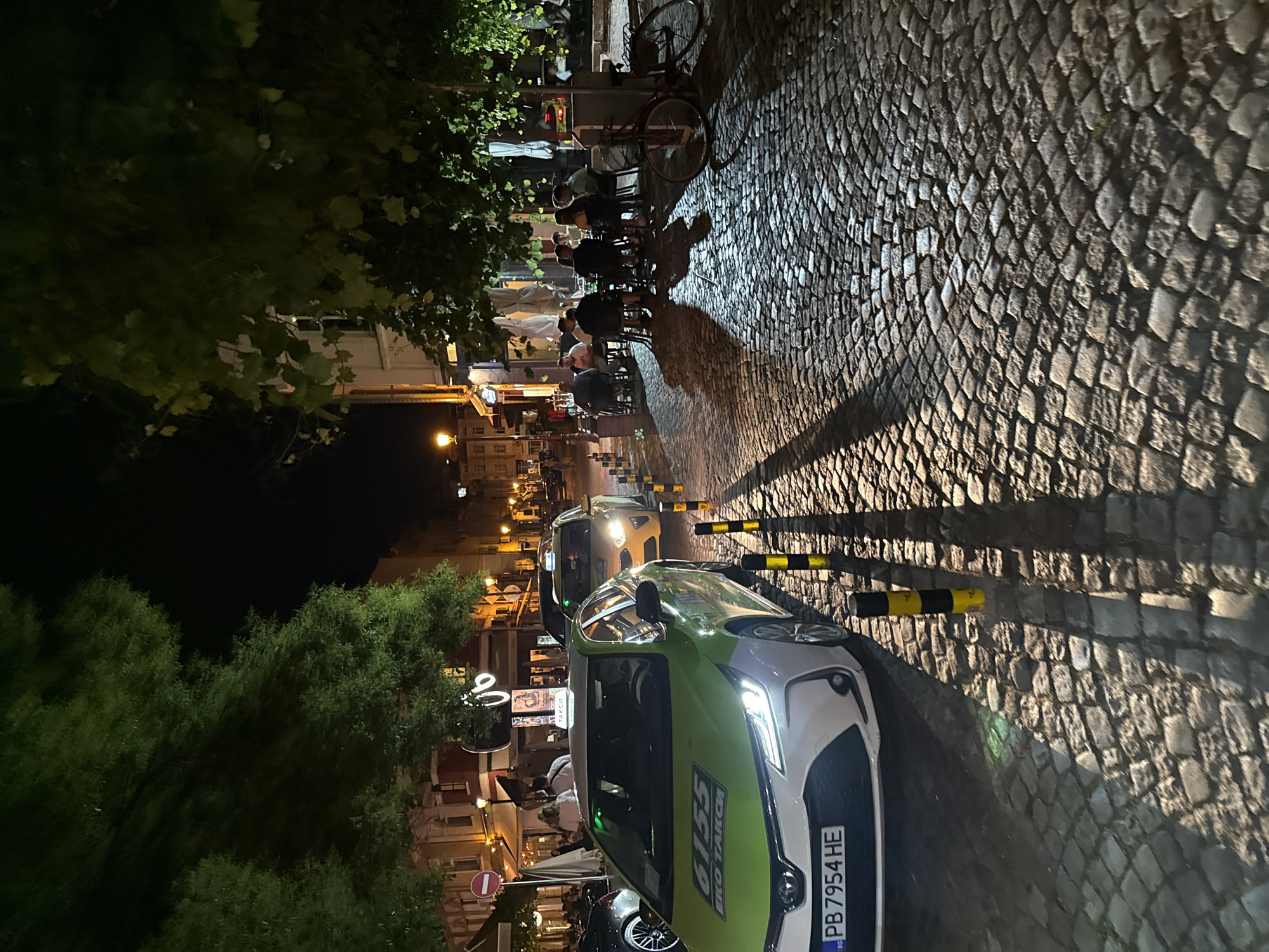 Kapana district's cobblestone streets alive on a summer night