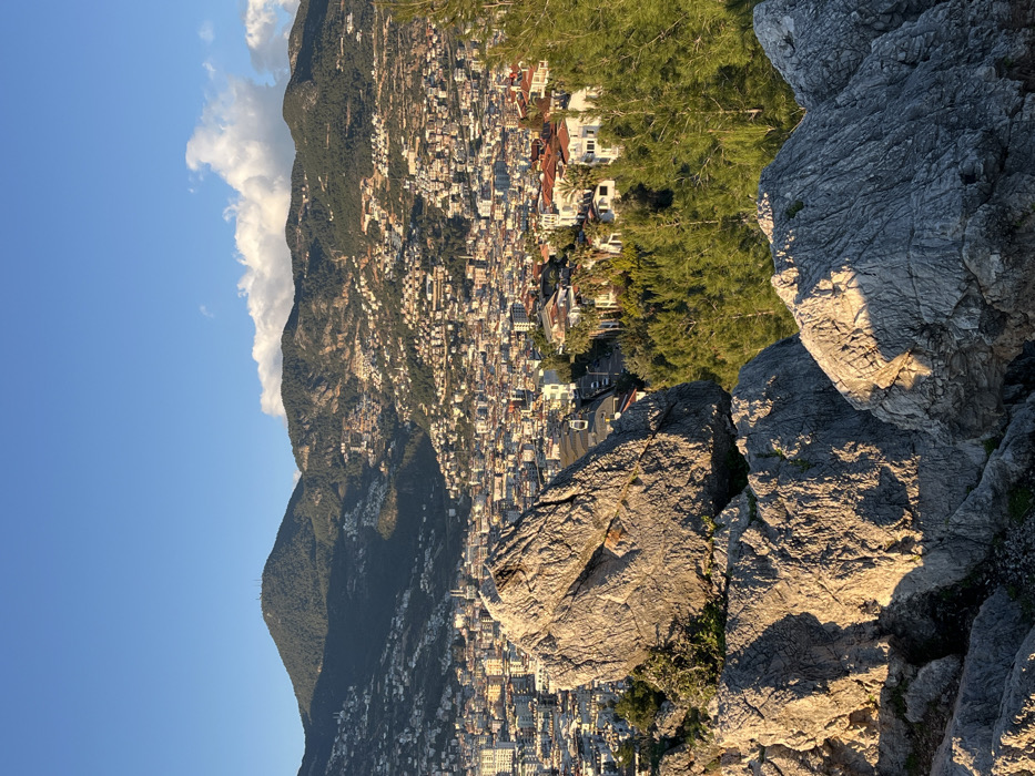 Sunset viewing session captured from Alanya Peninsula overlooks