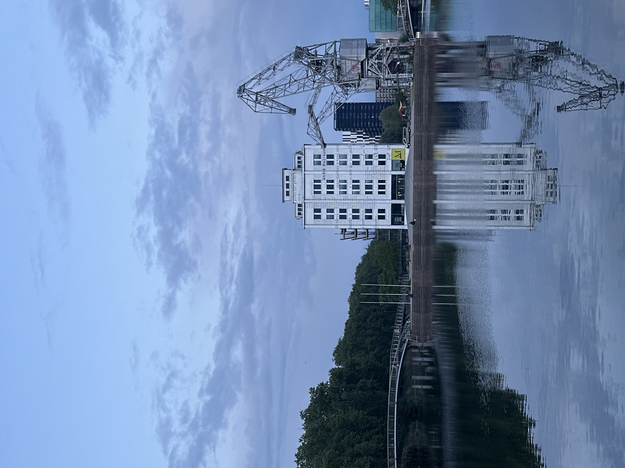 Evening scenes captured along Strasbourg waterways and cathedral district