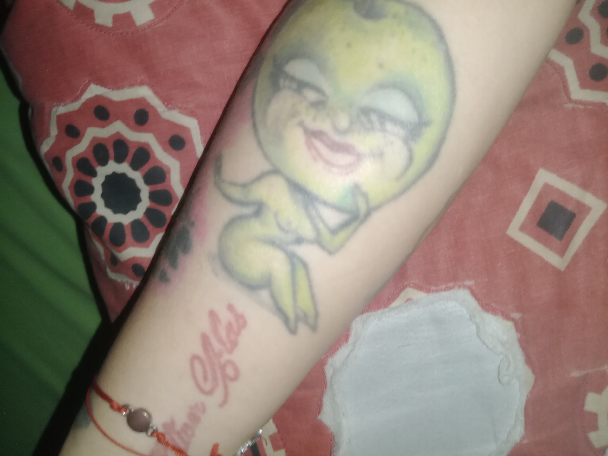Intimate bedroom photos document tattoos and personal moments