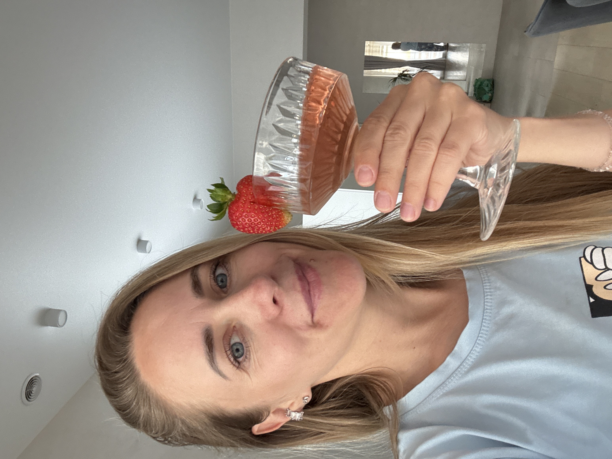 Rainbow day in Chaikovsky with strawberry drinks and dog play