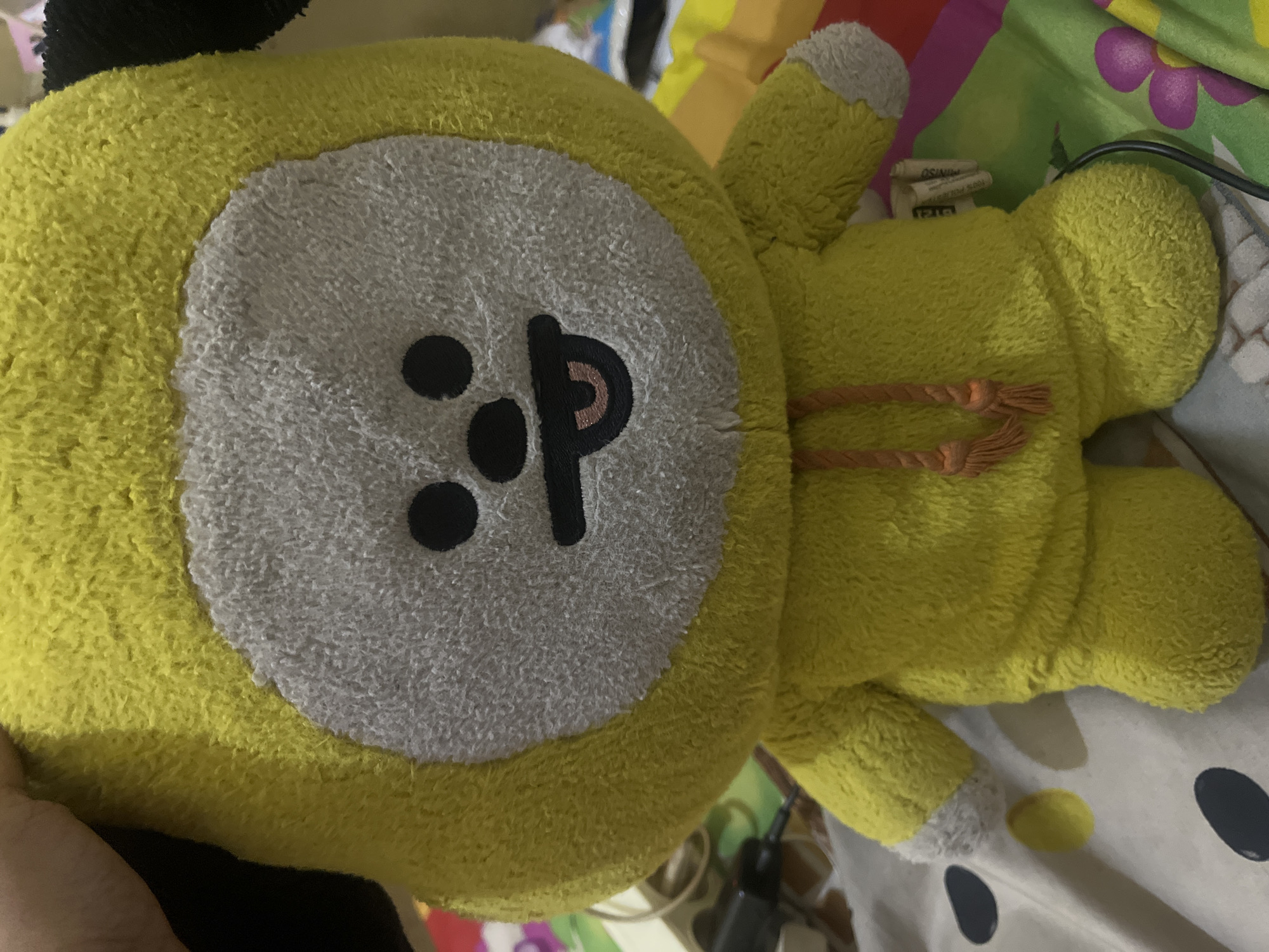 Yellow Chimmy plush toy spotted in Central Jakarta