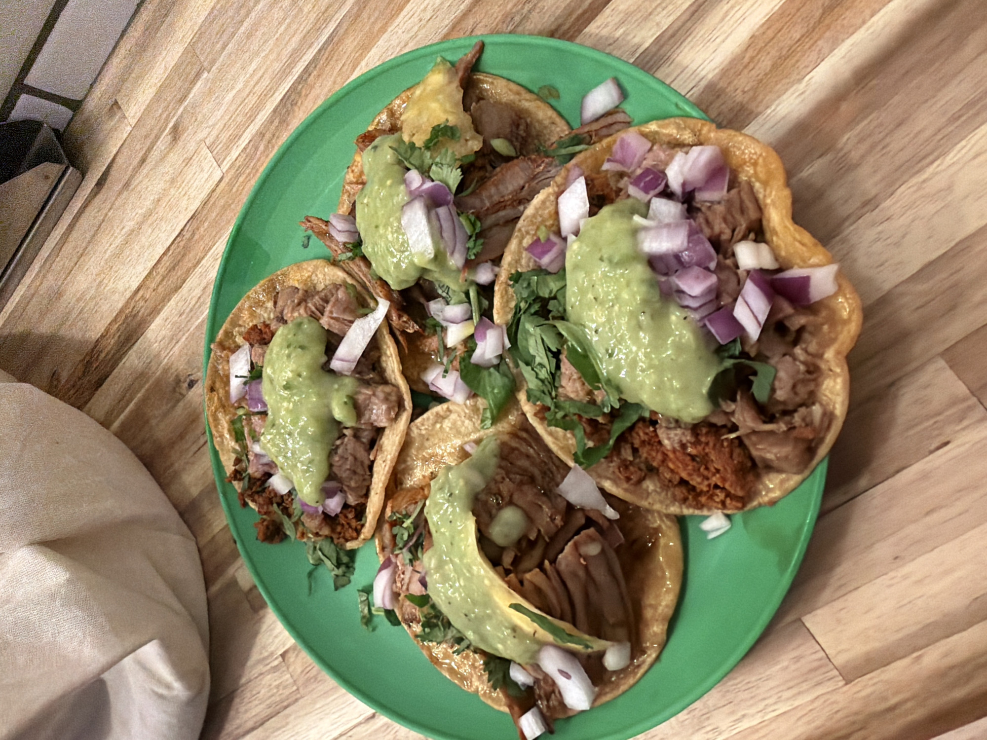 Late-night taco order served at New York restaurant