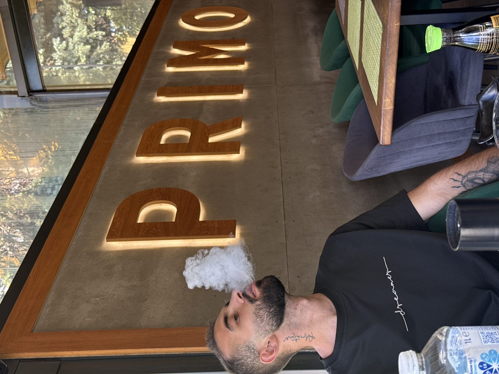 Lunch at PRIMO restaurant during street construction in Shumen
