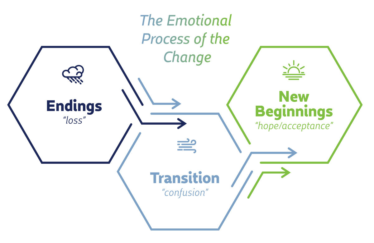Emotional Process of Change: Endings, Transitions, New Beginnings