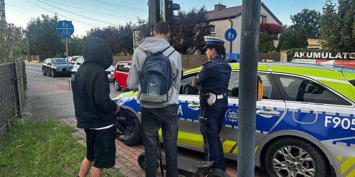 Hulajnogi elektryczne pod lupą policji. Nie będzie pobłażania