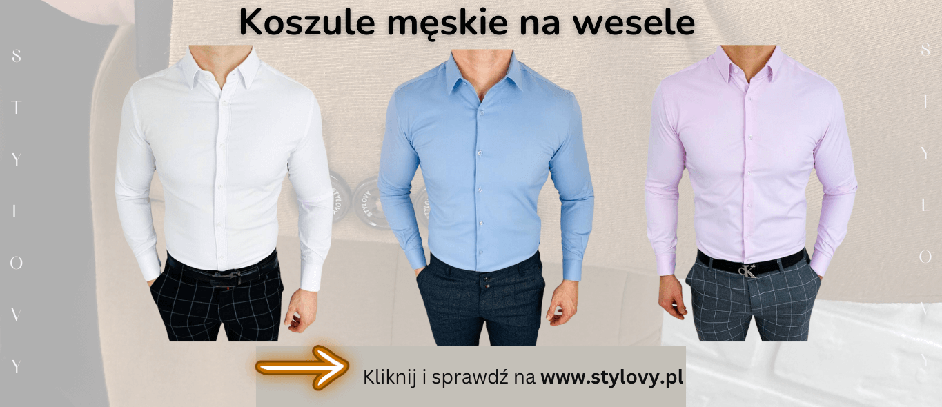 koszule męskie na wesele