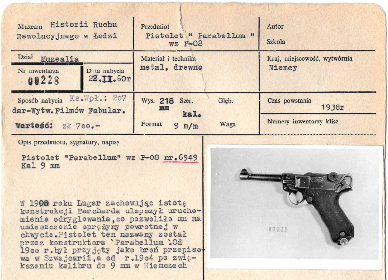 Pistolet Parabellum