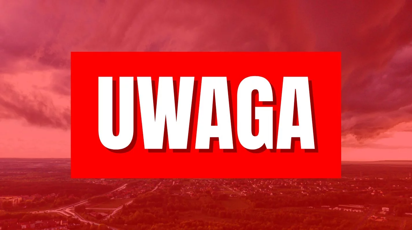 Alert pierwszego stopnia w Łódzkiem. Mieszkańców czeka niebezpieczny wieczór i noc