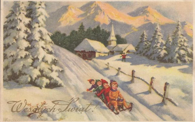 Pocztówki na Święta Bożego Narodzenia sprzed lat. Zobacz, jak wyglądały [FOTO]