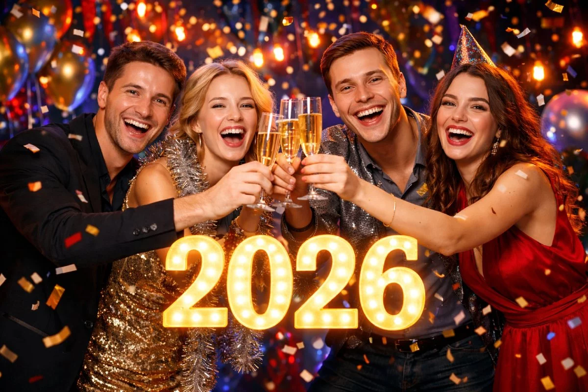 Życzenia na Nowy Rok 2026 – krótkie, długie i śmieszne. Gotowe SMS-y i maile do wysłania