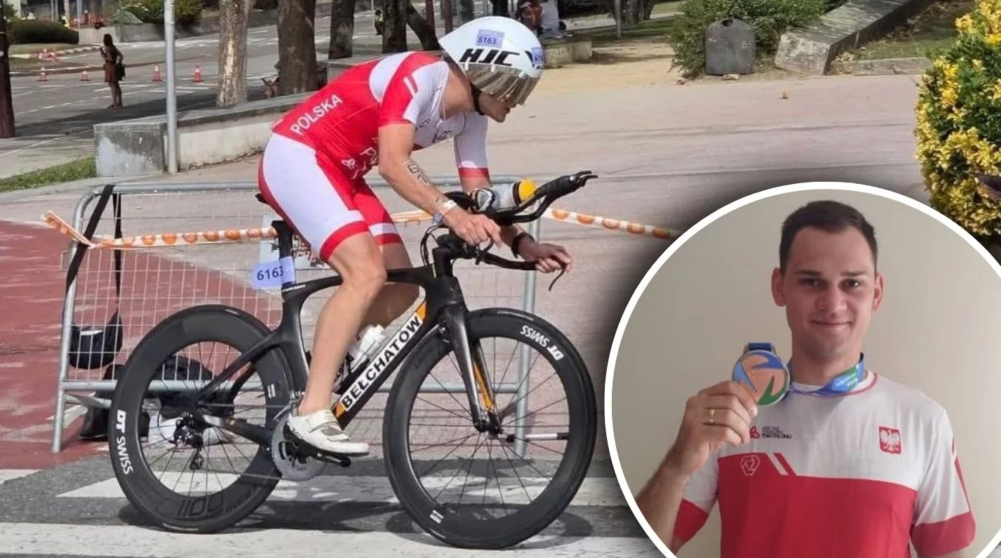 Kacper z naszego miasta medalistą mistrzostw świata! Na metę wjechał z polską flagą