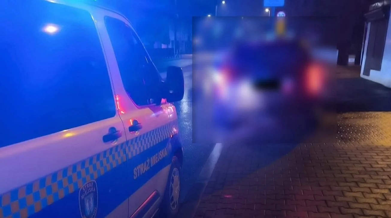 Pijacki rajd ulicami miasta. Jechał wężykiem na oczach mundurowych