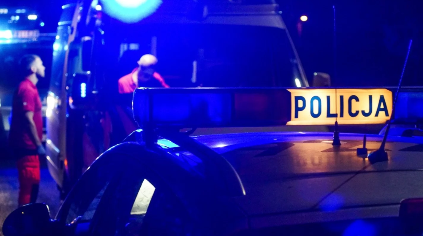 Dramatyczne sceny pod Bełchatowem. Życie mężczyzny było zagrożone