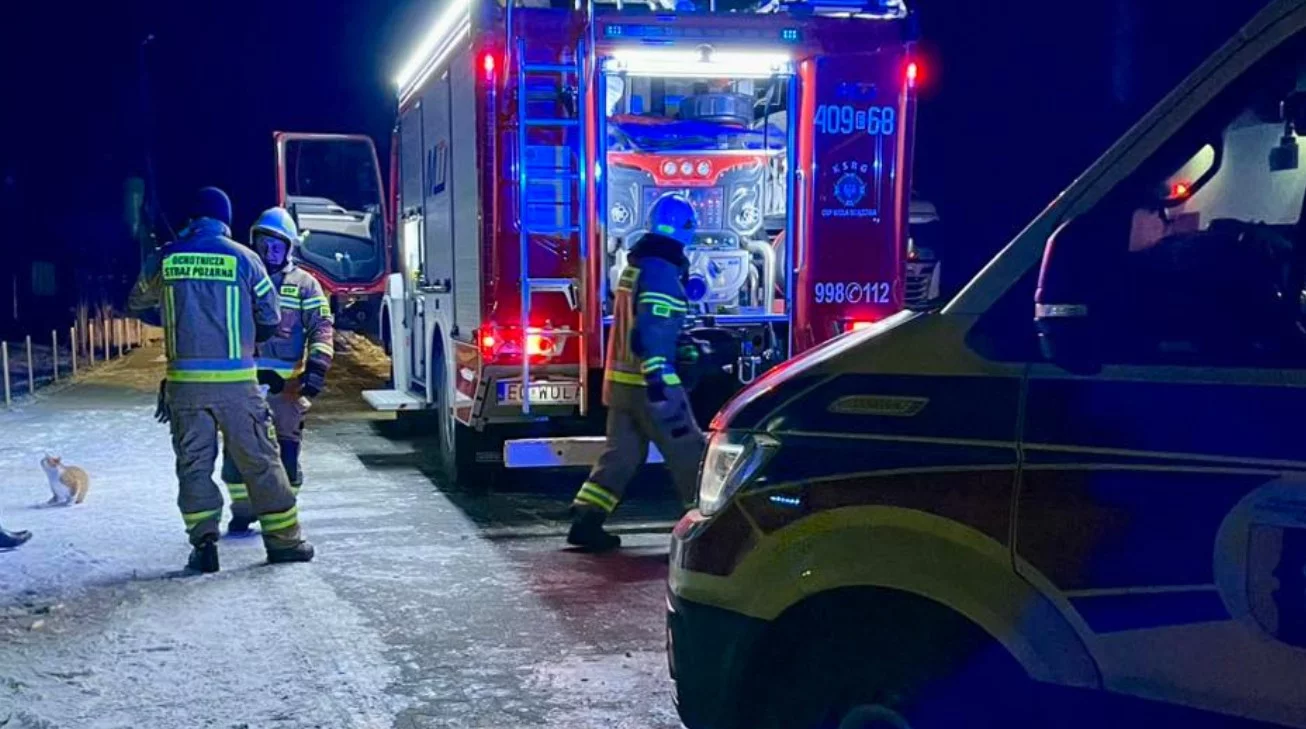 Wypadek w zakładzie w naszym powiecie. Na miejscu służby i śmigłowiec LPR