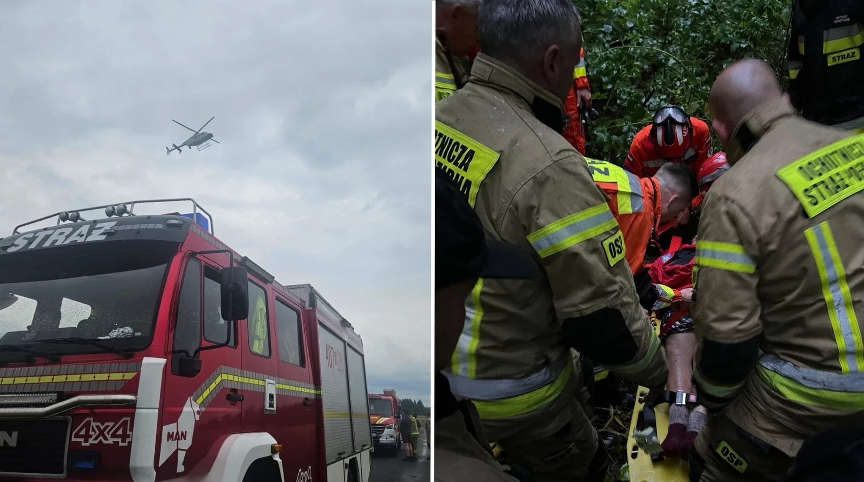 Wielkie poszukiwania pod Bełchatowem. Na miejscu policyjny śmigłowiec i psy tropiące [FOTO]