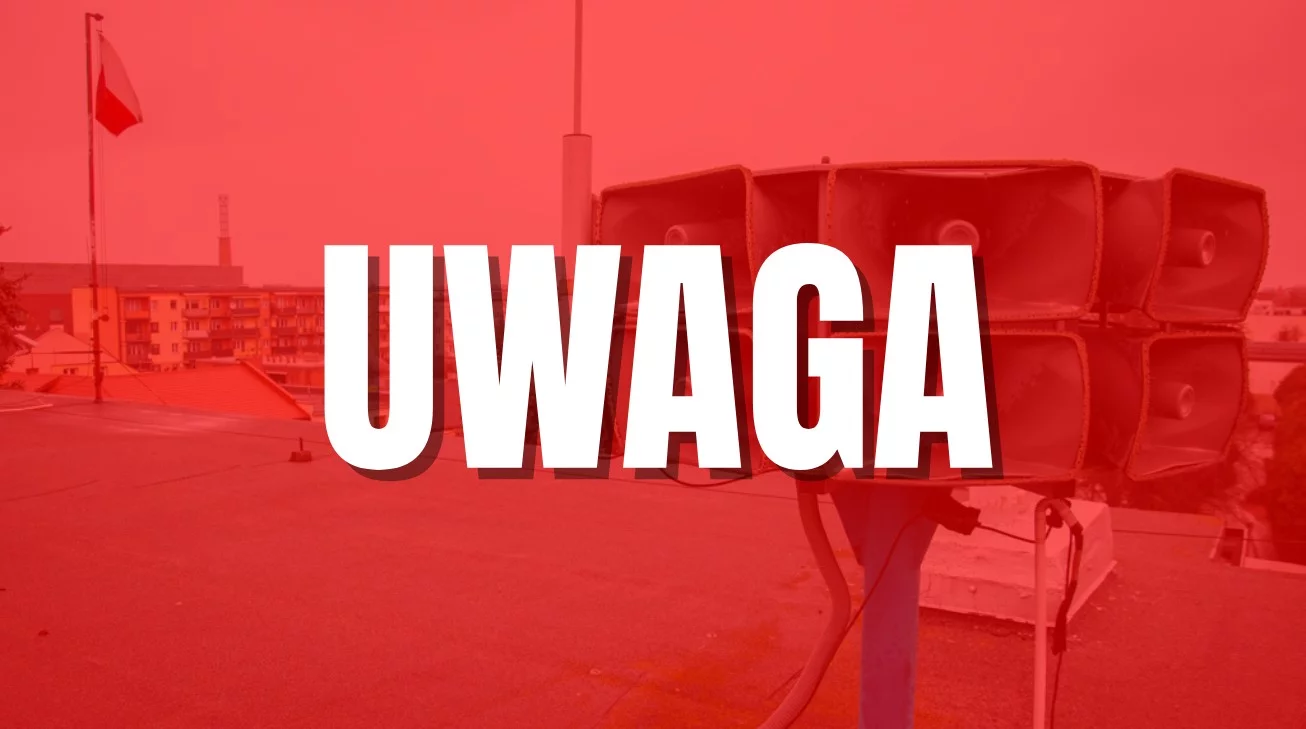 Syreny w mieście i całym powiecie. Mieszkańcy dostaną specjalne SMS-y