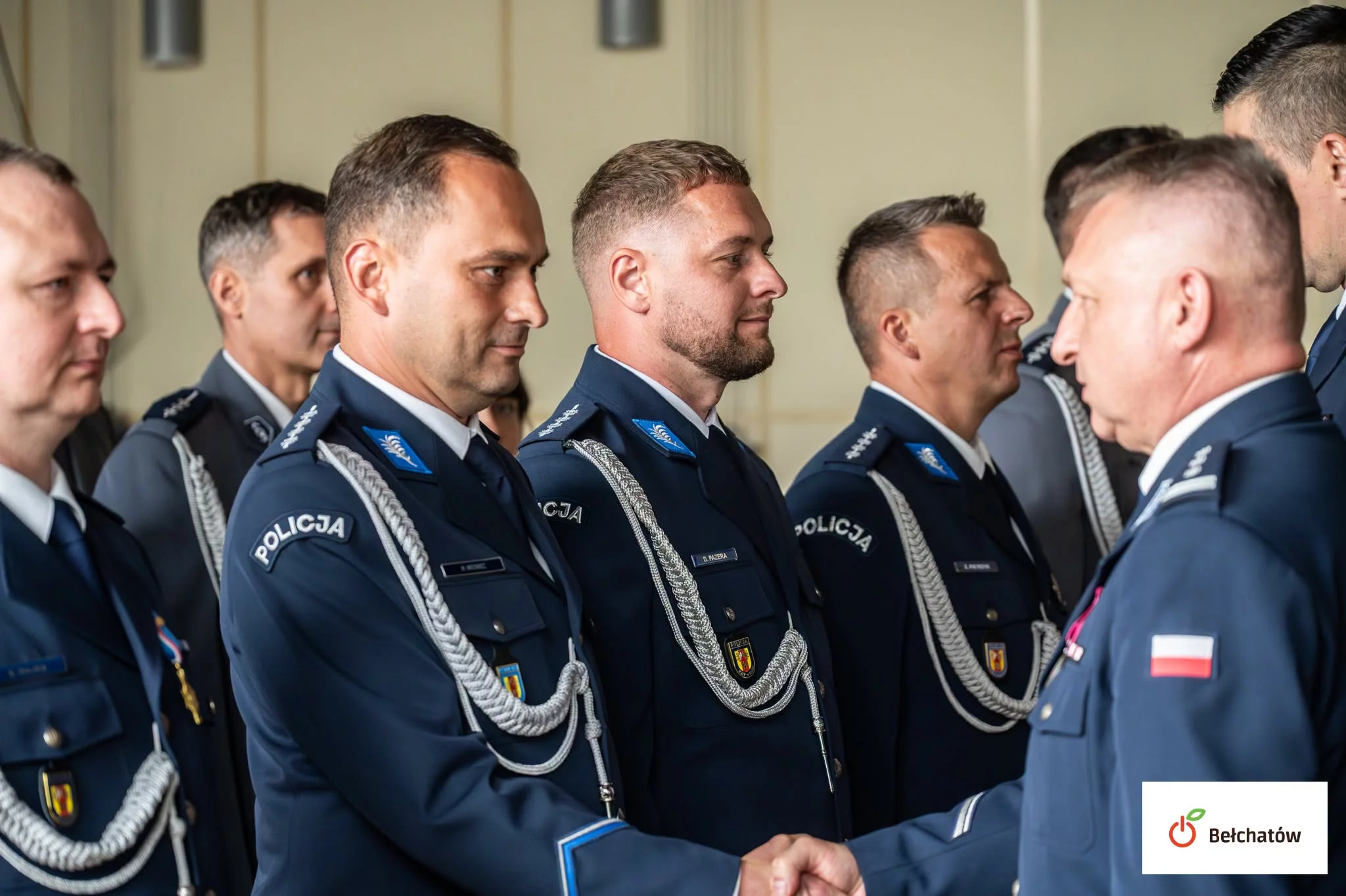 Święto Policji w Bełchatowie. Medale i awanse dla funkcjonariuszy [FOTO]