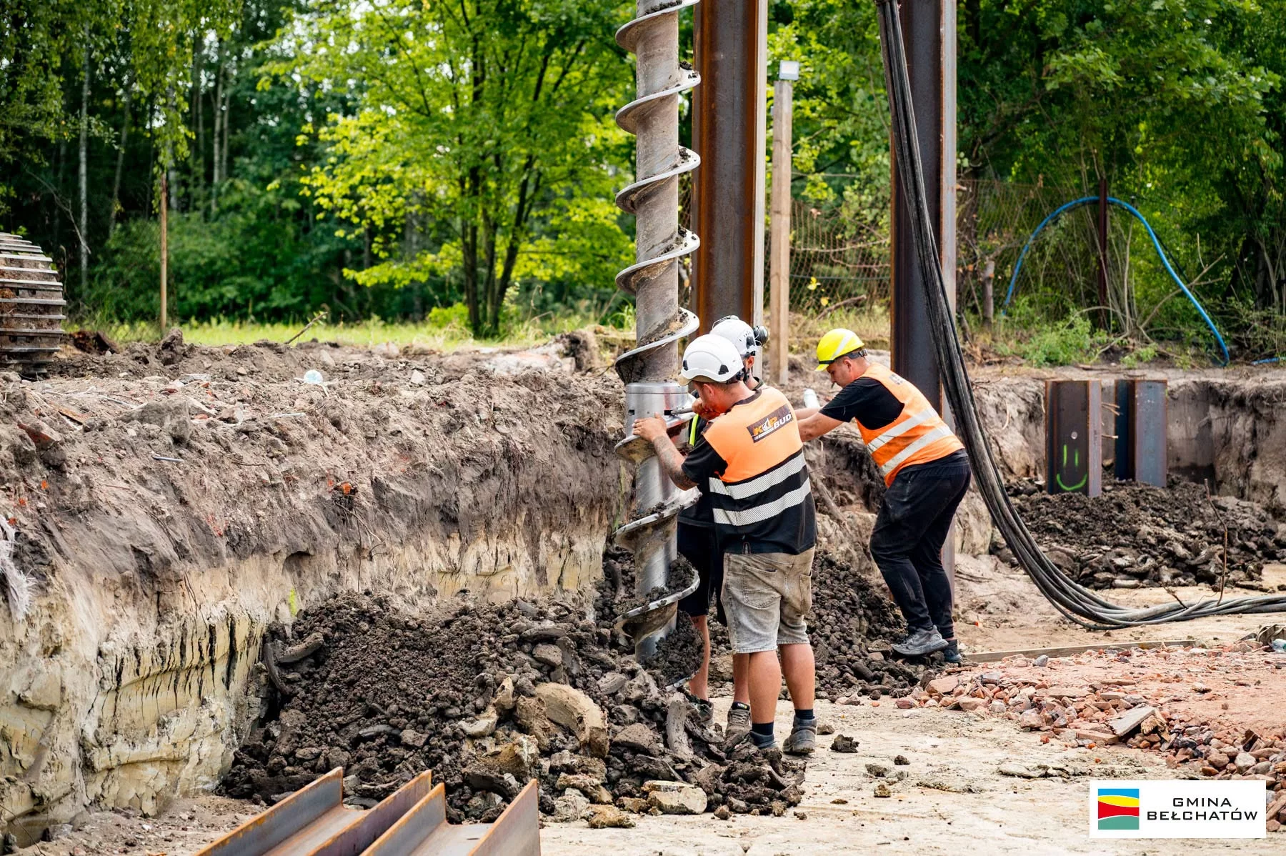 Ogromne wiertło rozpoczęło budowę podziemnego obiektu. Jeden z pierwszych w Łódzkiem