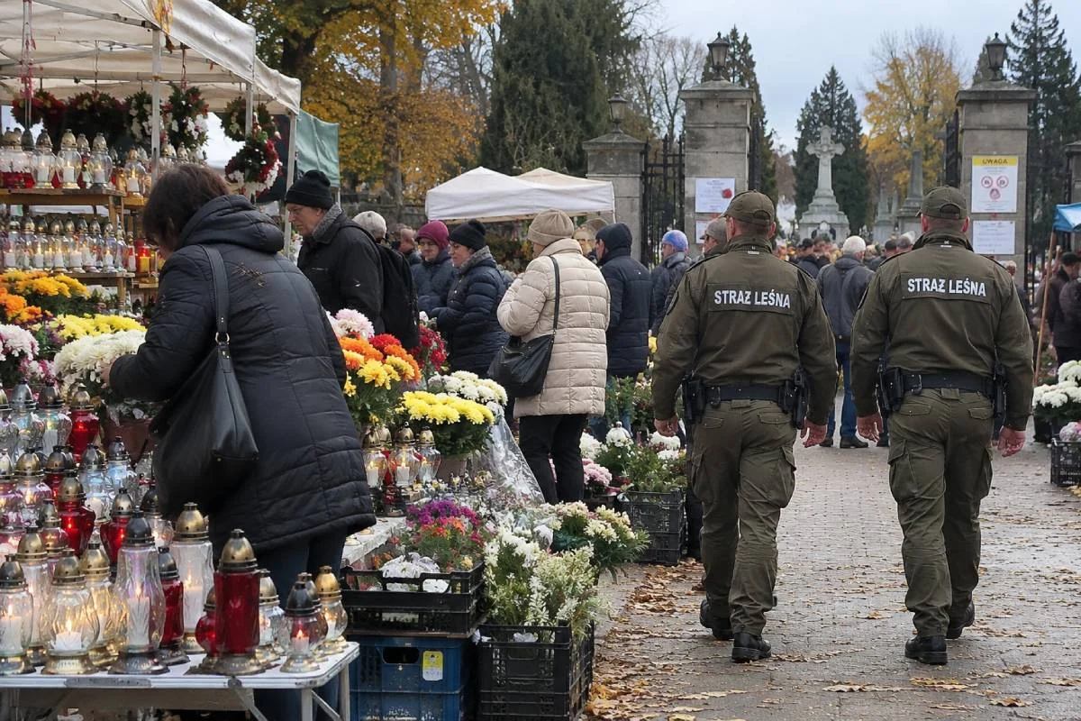 Ruszają kontrole na cmentarzach. Posypią się mandaty, ale nie od policji