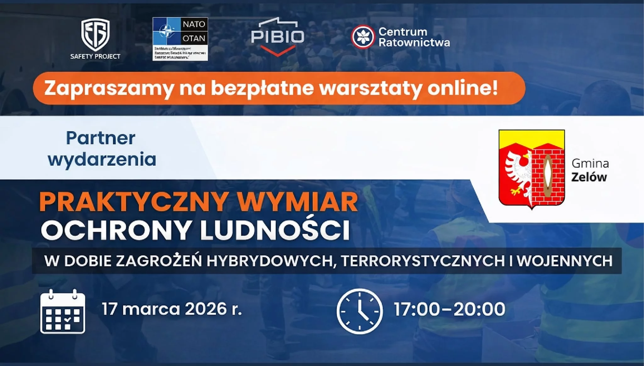 Bezpłatne warsztaty o bezpieczeństwie. Mieszkańcy mogą wziąć udział w szkoleniu online