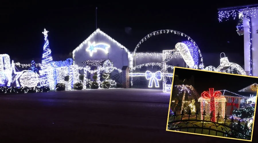 Mieszkańcy wioski w woj. łódzkim sprawili, iż jest tu magicznie. Iluminacje można oglądać jeszcze tylko kilka dni