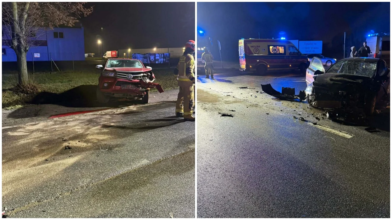 Poważny wypadek w Płocku! Jedna osoba ranna, są utrudnienia