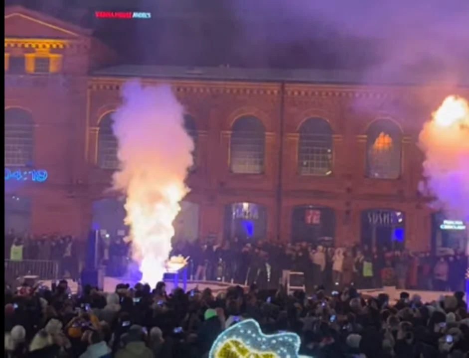 Sylwester w Manufakturze. Tłumy Łodzian powitały Nowy Rok