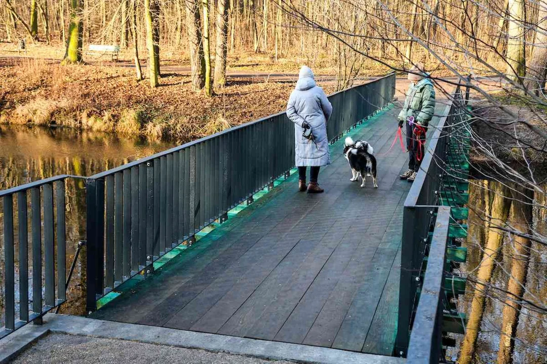 Parkowy mostek jak nowy. Wcześniej była w nim wielka dziura [FOTO]