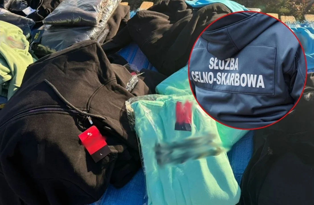 Podróbki markowych ubrań na targowisku. Służby przejęły kilkaset sztuk (ZDJĘCIA)