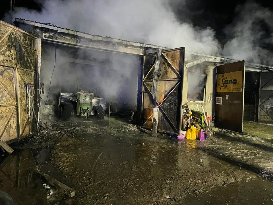 Potężny pożar w regionie. Było bardzo niebezpiecznie! W akcji kilka zastępów straży