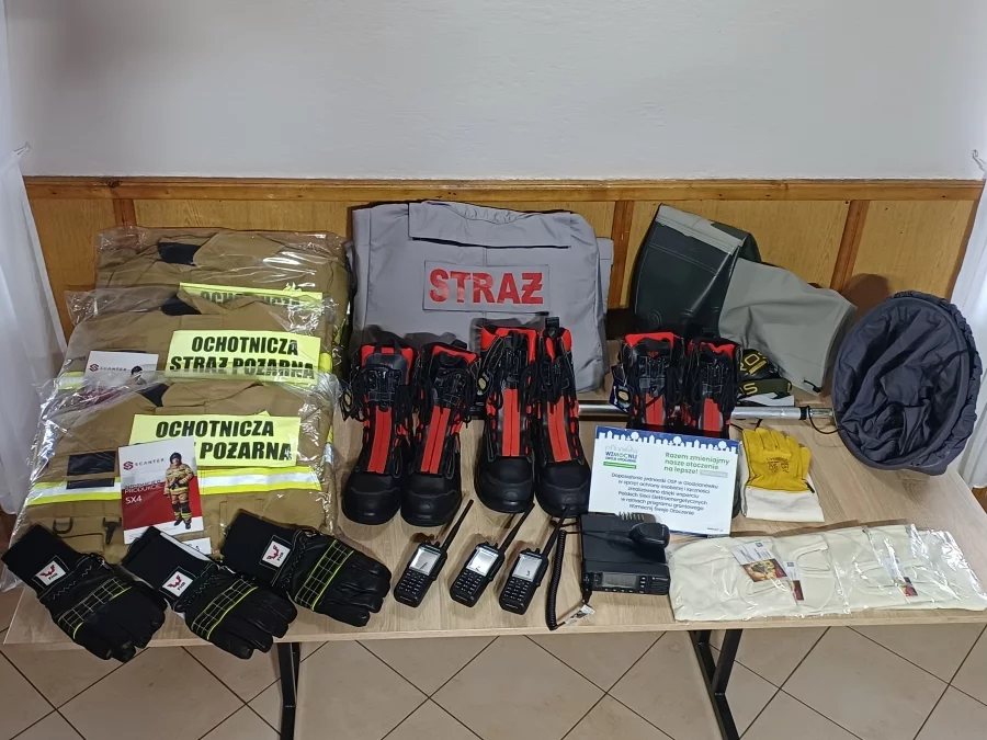 OSP z nowym sprzętem. Strażacy otrzymali grant na wyposażenie jednostki