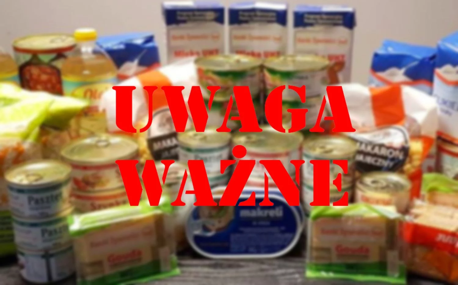 Będą wydawać darmową żywność, rusza nabór. Urząd podał kryteria