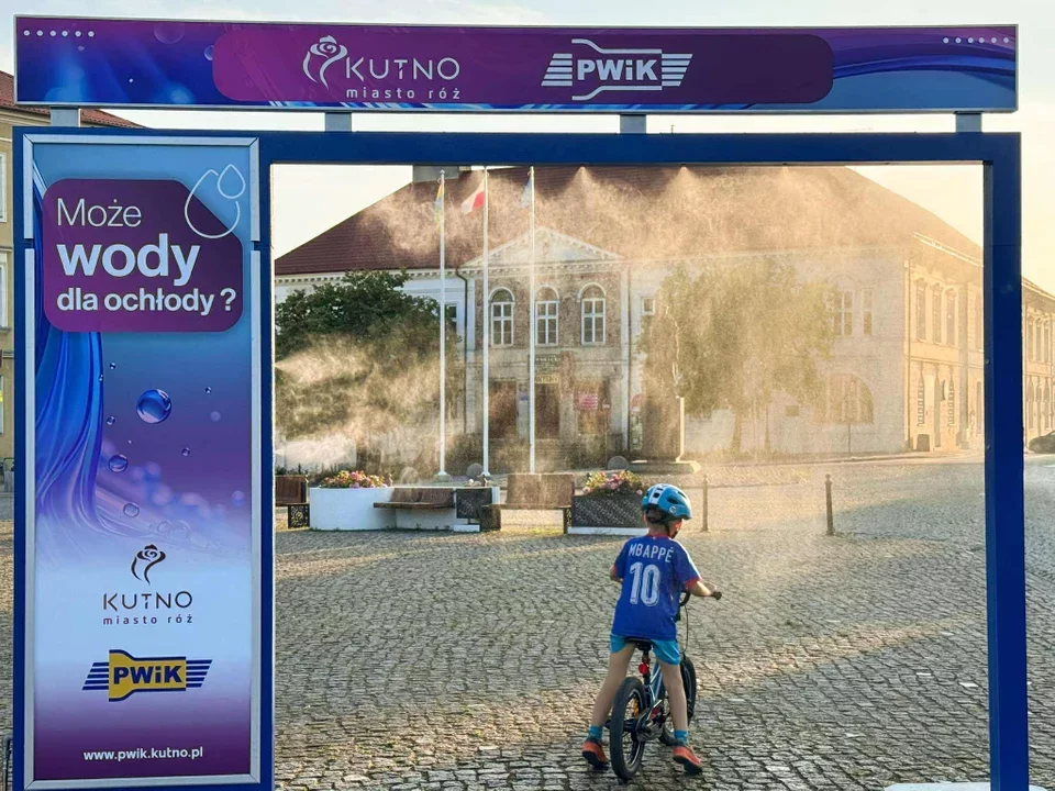 Upały dały się we znaki. Tak mieszkańcy Kutna szukali ochłody