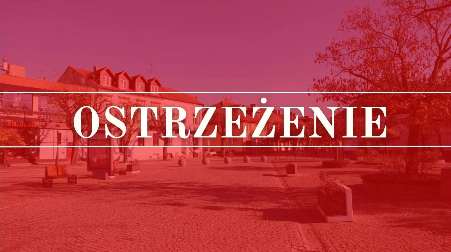 Ostrzeżenie dla mieszkańców centrum miasta. Te osoby powinny na siebie uważać