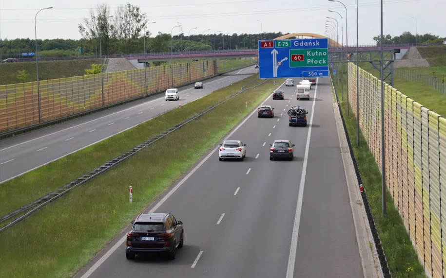 Jechał A1 z ponad promilem. Wpadł podczas policyjnej kontroli