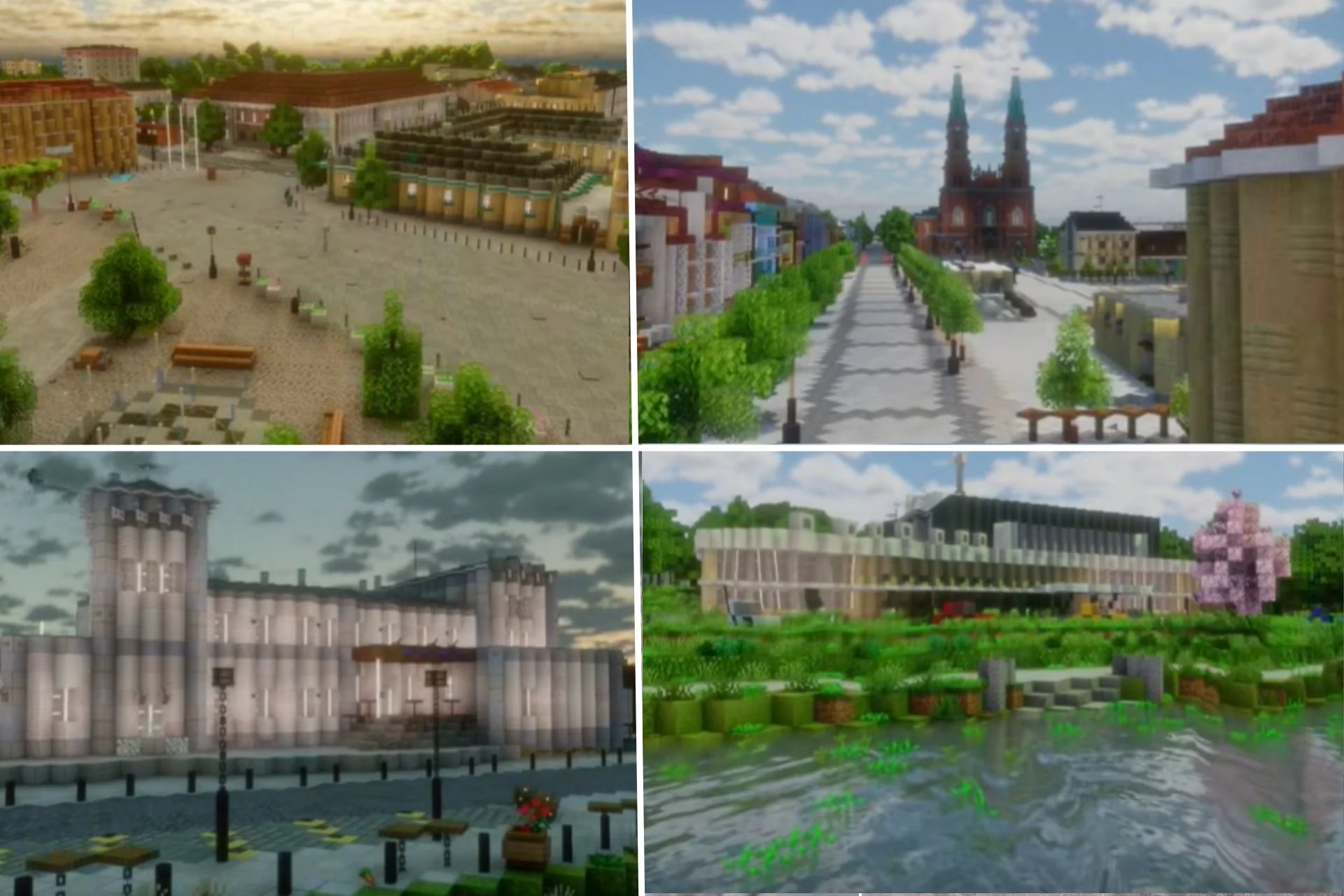 Buduje Kutno w Minecrafcie. Poświęcił na to już około 3000 godzin