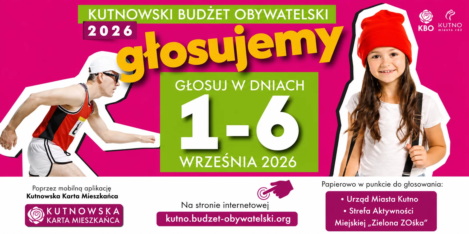 Ruszyło głosowanie w Kutnowskim Budżecie Obywatelskim. Do rozdysponowania kota 1,25 mln zł