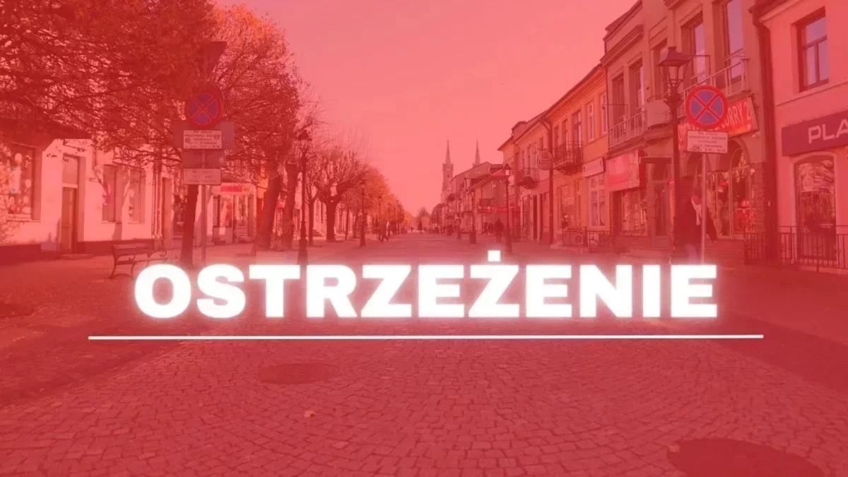 Ostrzegają mieszkańców woj. łódzkiego. Zacznie się wieczorem