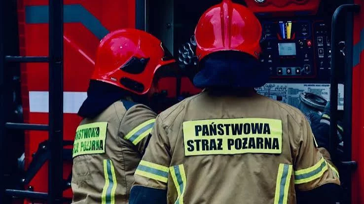 Pożar w Kutnie. Strażacy ewakuowali pracowników banku