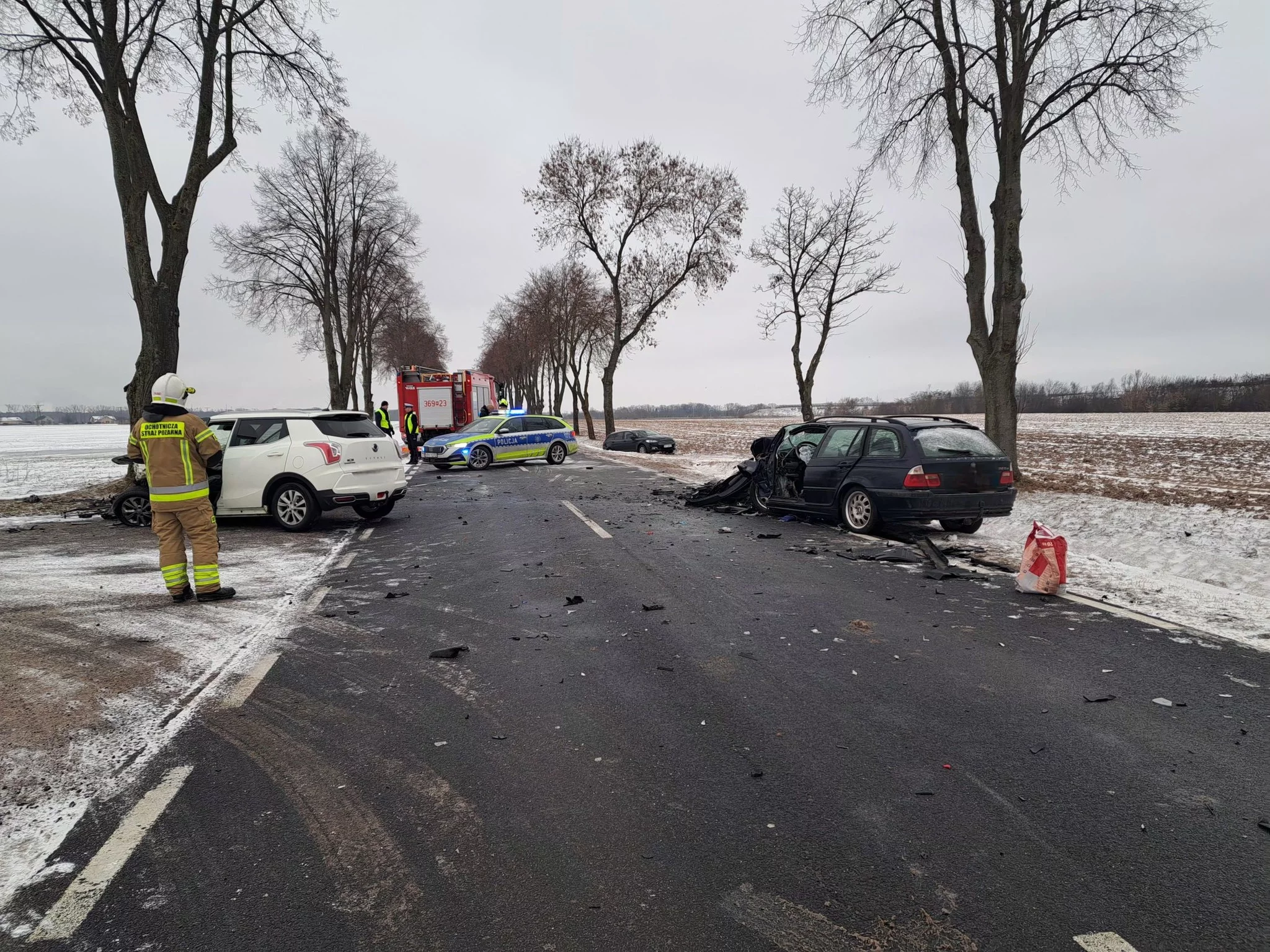Poważne zdarzenie pod Płockiem. Droga całkowicie zablokowana!