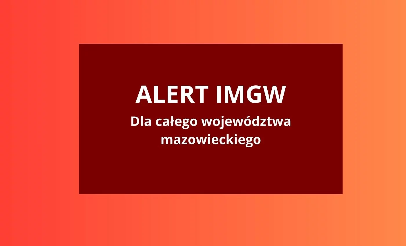 Zimno, zimniej, najzimniej. Alert IMGW dla całego województwa mazowieckiego