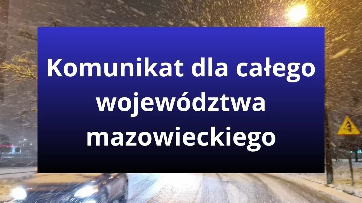 Na Mazowszu zacznie się już w sobotę! Meteorolodzy ostrzegają