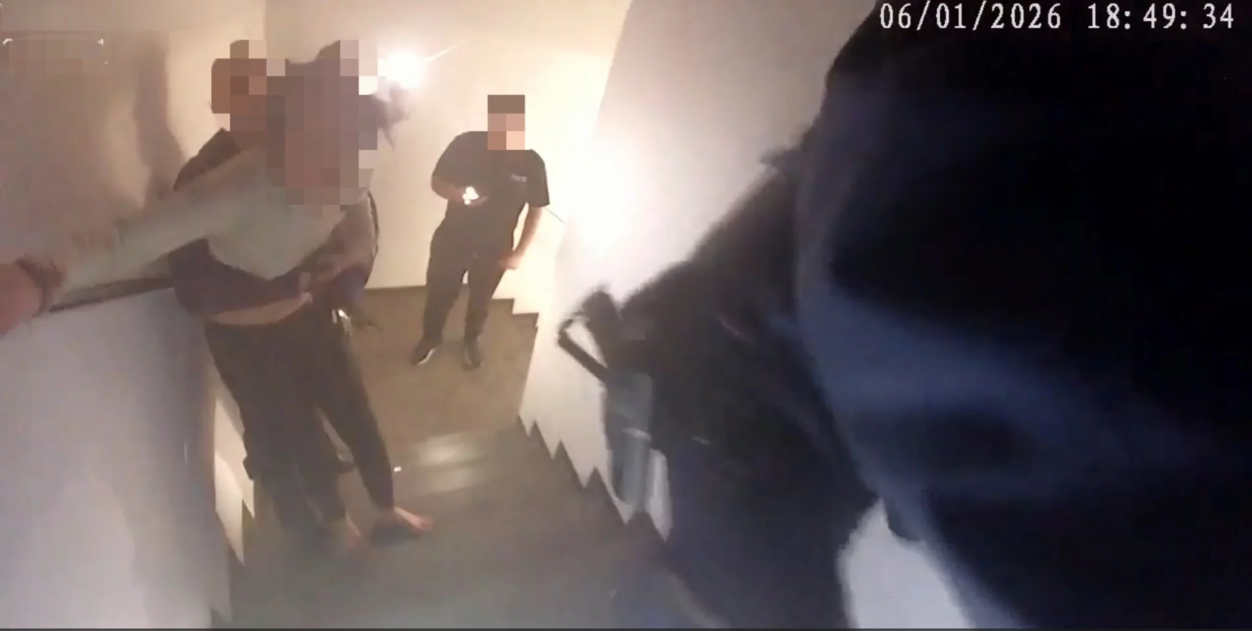 Pożar w centrum Płocka. Policja pokazała film z akcji [WIDEO]