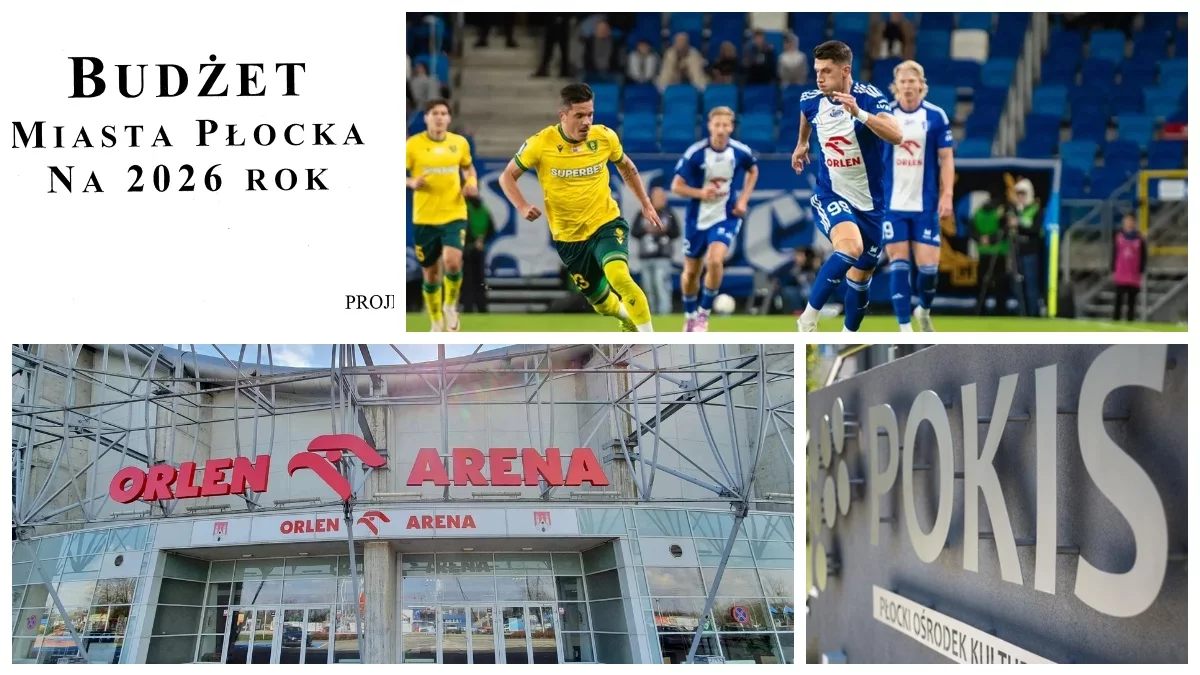Rekordowy budżet Płocka. Tyle dostanie Wisła Płock, MOSiR czy POKiS