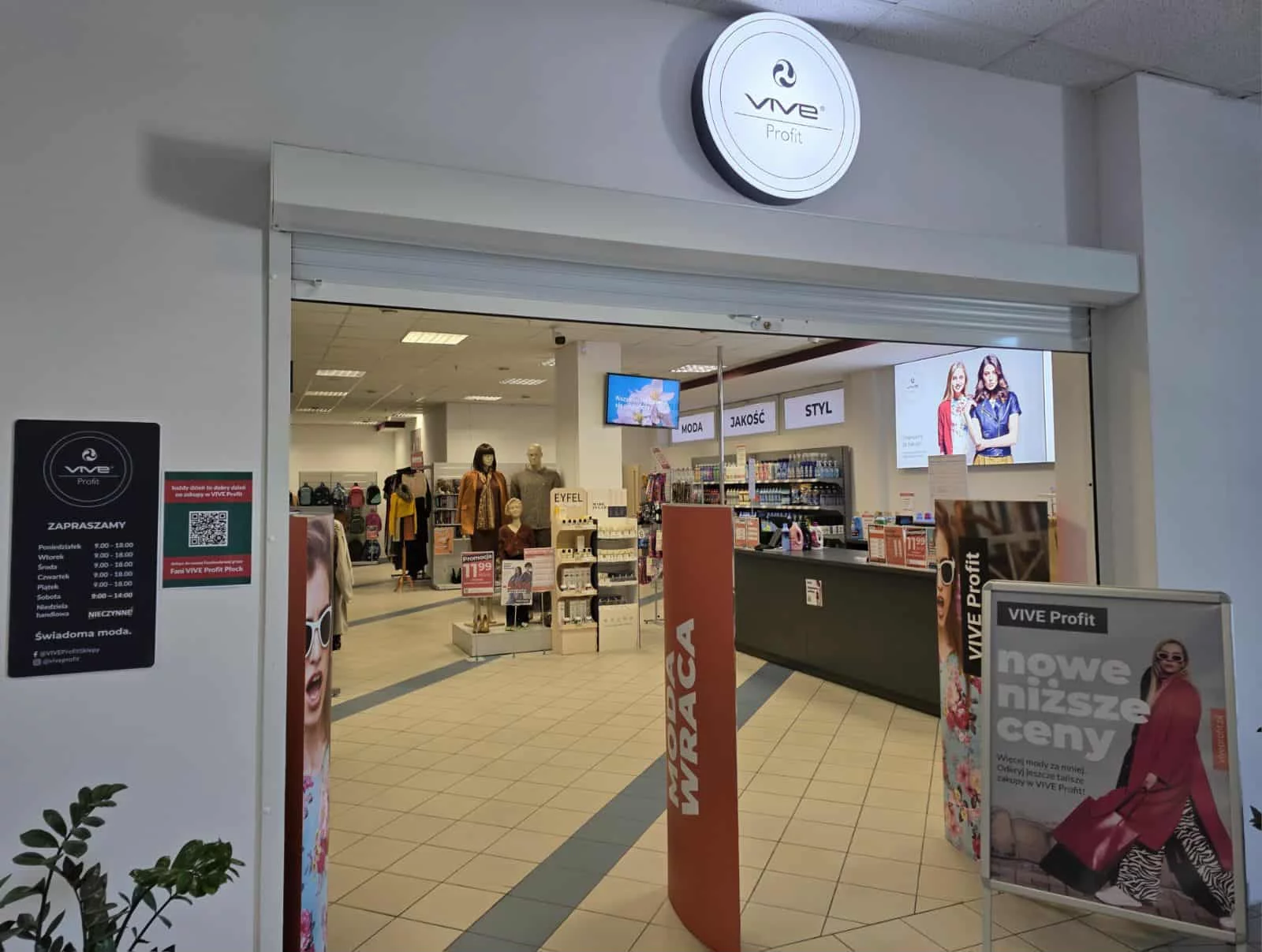 Vive Profit, najlepszy sklep z markową odzieżą używaną w Płocku, zaprasza na zakupy - ekologia, moda, chemia i promocje w jednym miejscu !