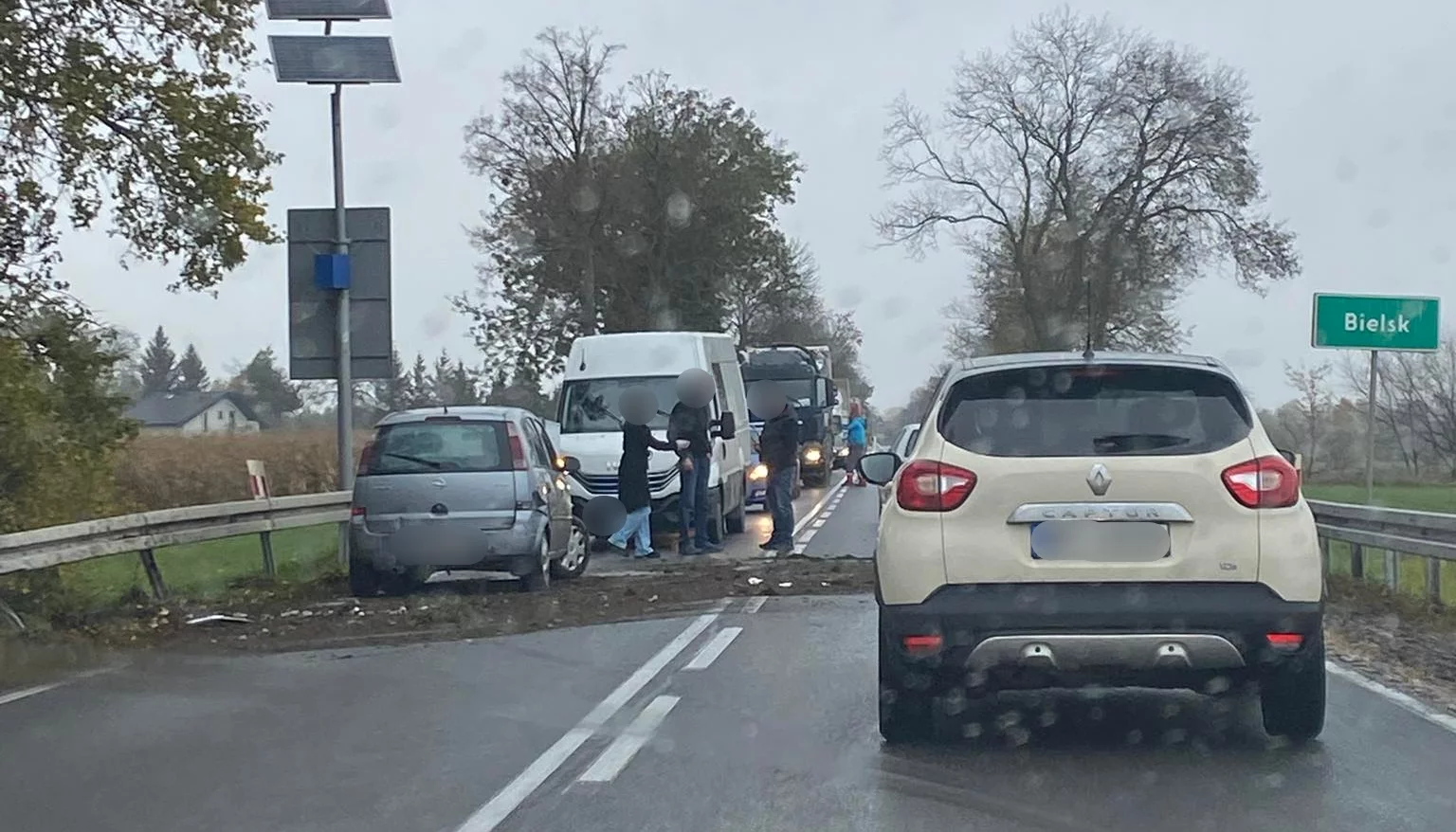 Uwaga, droga całkowicie zablokowana! Na miejscu pracują służby