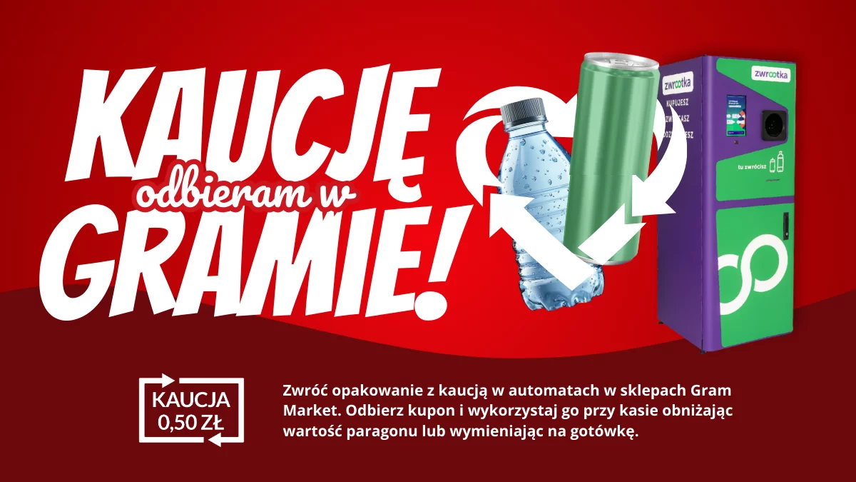 System kaucyjny w Gram Market. Zrób zwrot i… zyskaj przy kasie!