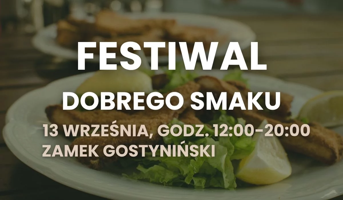 Festiwal Dobrego Smaku w Zamku Gostynińskim. Regionalne smaki, biesiadowanie i atrakcje dla całych rodzin!