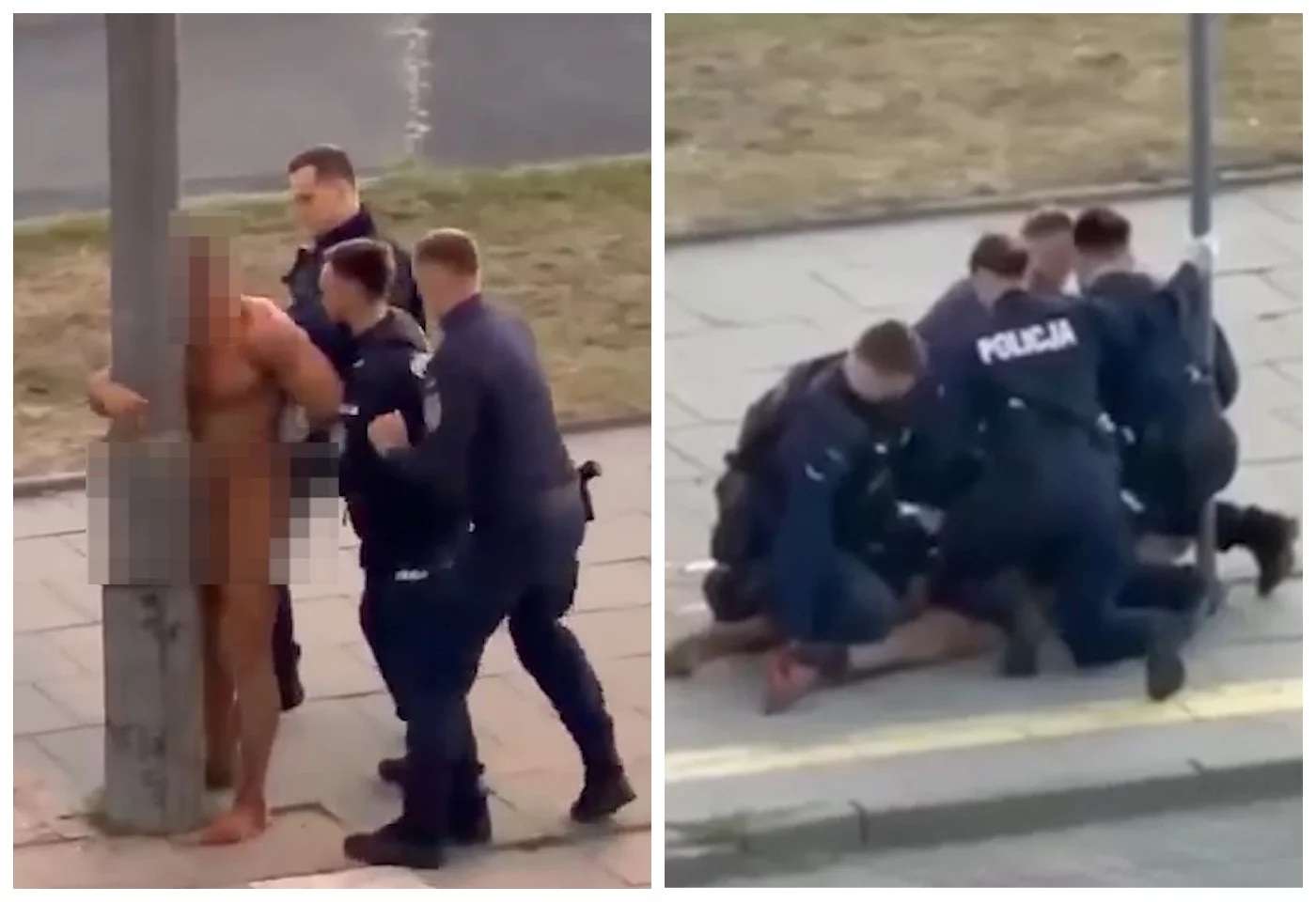 Śmierć 46-latka podczas interwencji w Płocku. W tle głośna zbrodnia sprzed niemal 20 lat [WIDEO]